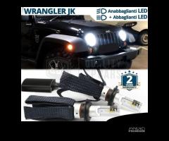 Kit LED H4 per Fari JEEP WRANGLER JK CANbus 6500K