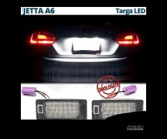 PLACCHETTE Targa 18 LED VW JETTA BIANCO CANBUS