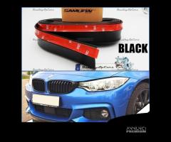 SPOILER NERO Bmw Serie 3 F30 GT G20 Sotto Paraurti