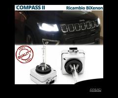 2 Lampadine BI-Xenon D3S 6000K per JEEP Compass 2