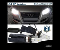 Kit LED H7 Per AUDI A3 8P Restyling Lampade CANbus