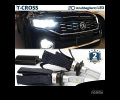 Kit Lampade LED H7 VW T-CROSS Luci CANbus 8000 LUM