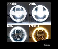 FARI LED Per VW MAGGIOLINO Angel Eyes OMOLOGATI