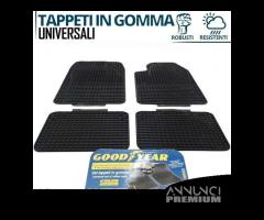 Set Tappetini Auto in GOMMA GOODYEAR Sagomabili