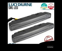 Luci Diurne LED DRL per Auto 18CM OMOLOGATE 6500K