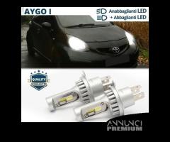 Kit LED H4 Per Toyota Aygo 05-14 Fari Luce Bianche