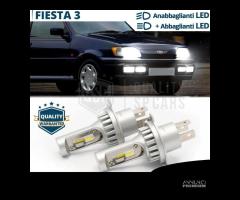 Lampadine LED H4 Per FORD FIESTA 3 Luci Fari 6500K