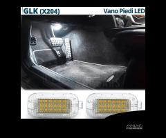 Luci LED Vano Piedi Mercedes GLK X204 Luci Bianche