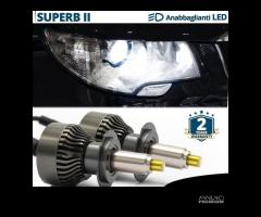 Lampade LED H7 Skoda SUPERB 2 FARI LENTICOLARI