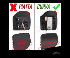 2 PALETTE Cambio AUDI A6 S6 (C6) LEVE Acciaio Nero