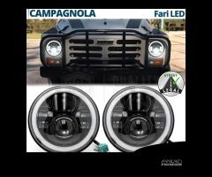 FARI LED Angel Eyes Per FIAT CAMPAGNOLA 6500K