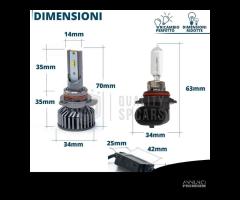 Kit Luci LED HIR2 CANbus Luce Bianca POTENTE 6000K