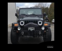 FARI LED 7'' Angel Eyes Per JEEP WRANGLER TJ 6500K