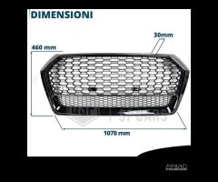 CALANDRA + GRIGLIE FENDINEBBIA Audi Q5 FY S-Line - 9