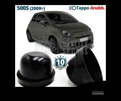 TAPPI Fari ANTIPOLVERE per FIAT 500S Montaggio LED