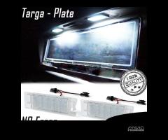 Luci Targa LED JEEP RENEGADE Placchette Bianche - 6