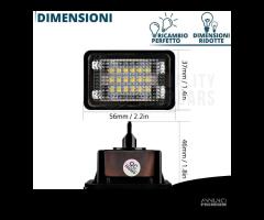 Luci TARGA LED Mercedes GLK X203 Placchette CANBUS - 9