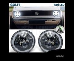 FARI LED Per VOLKSWAGEN GOLF MK1 Angel OMOLOGATI