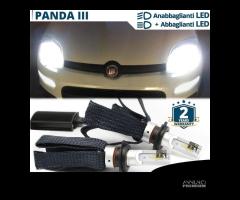 Kit LED H4 per FIAT PANDA 3 Anabbaglianti + Abbagl