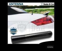 Antenna Corta 8 cm PER AUDI TT in Fibra Carbonio