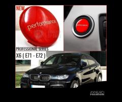 Bmw x6 e71 e72 tasto performance pulsante rosso