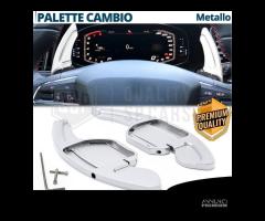 PALETTE Cambio Volante per SEAT Alluminio Silver