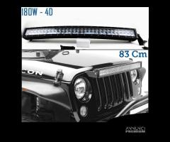 Barra Led Curva 6000K Jeep Wrangler Off-Road 83 CM