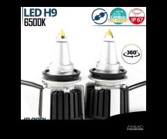 Kit LED H9 al Quarzo Lampadine Bianche Potenti 55W