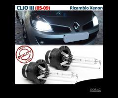 Lampadine Ricambio XENON D2S 6000k Renault Clio 3