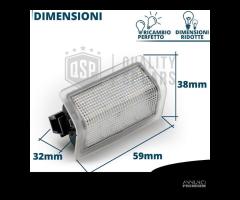 Luci Cortesia LED Per MERCEDES ML W166 Sottoporta - 10