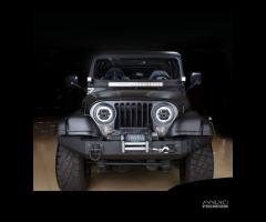 FARI Full LED Per JEEP CJ Angel Eyes OMOLOGATI - 8