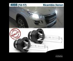 2 Lampadine Xenon D2S per PEUGEOT 4008 6000K 35W