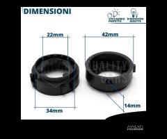 ADATTATORI per Seat Alhambra Montaggio KIT LED H7 - 9