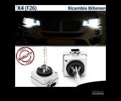 Lampadine Ricambio BIXENON D1S BMW X4 F26 6000K