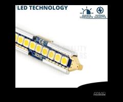 1 Lampadina LED SILURO 42mm C5W 9 LED 6500K Canbus - 7