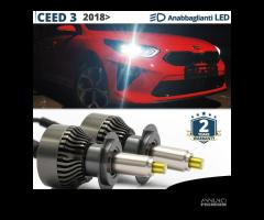 Lampade LED H7 per Kia Cee'd 3 Fari LENTICOLARI