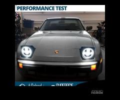 FARI LED Per PORSCHE 924-944 Angel Eyes OMOLOGATI - 11