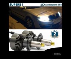 Kit LED H7 per Skoda SUPERB B5 LENTICOLARI 12000LM