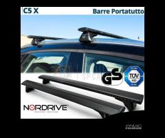 Barre da Tetto per CITROEN C5 X in Alluminio Nero