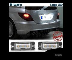 Luci TARGA LED Mercedes classe R Placchette CANBUS