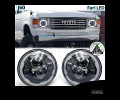 FARI LED Per LAND CRUISER J60 Angel Eyes OMOLOGATI