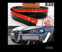 SPOILER PER Alfa 156 166 Lama SOTTO PARAURTI Nero