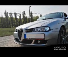 SPOILER PER Alfa 156 166 Lama SOTTO PARAURTI Nero