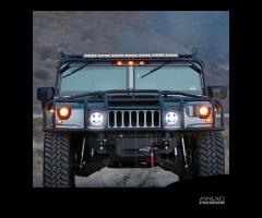 FARI LED Per HUMMER H1 H2 Angel Eyes OMOLOGATI - 8