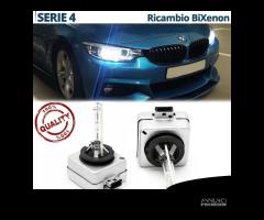 Lampade BI-XENON D1S Bmw Serie 4 F32 F33 F36 6000K