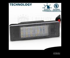 Placchette Luci Targa LED per PEUGEOT RCZ 6500K - 8