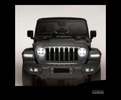 FARI Full LED Per JEEP WRANGLER JL Angel OMOLOGATI