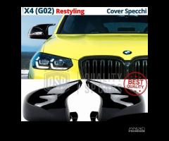 Calotte Specchietti per Bmw X4 G02 da 2021 Nero L