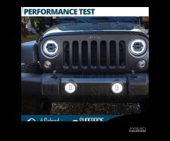 FARI LED Per JEEP WRANGLER JK Angel Eyes OMOLOGATI