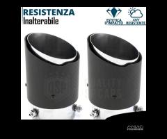 2 TERMINALI di Scarico Carbonio per FORD Mustang 6 - 11